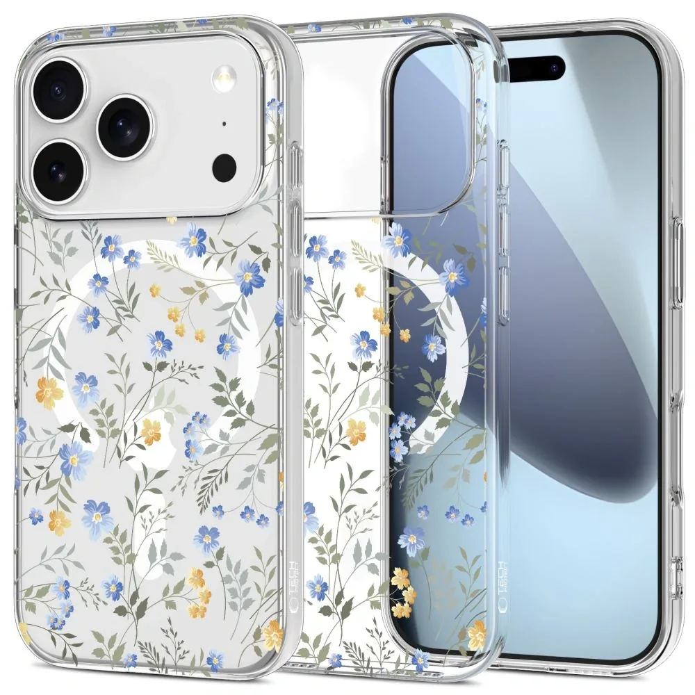 Kryt Tech-Protect FlexAir MagSafe Apple iPhone 17 Pro Spring Flowers