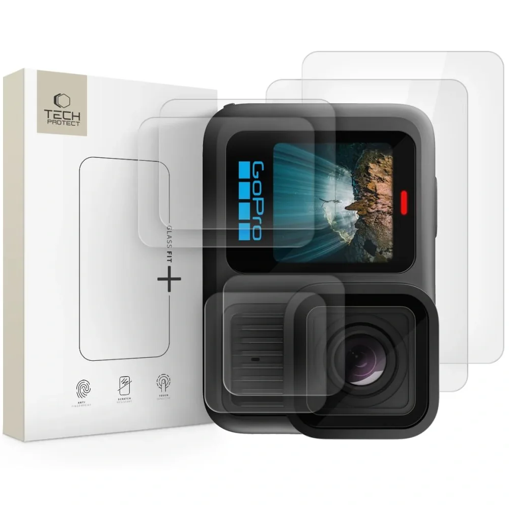 Kryt Tech-Protect Glass Fit+ GoPro Hero 13 Clear [2 PACK]