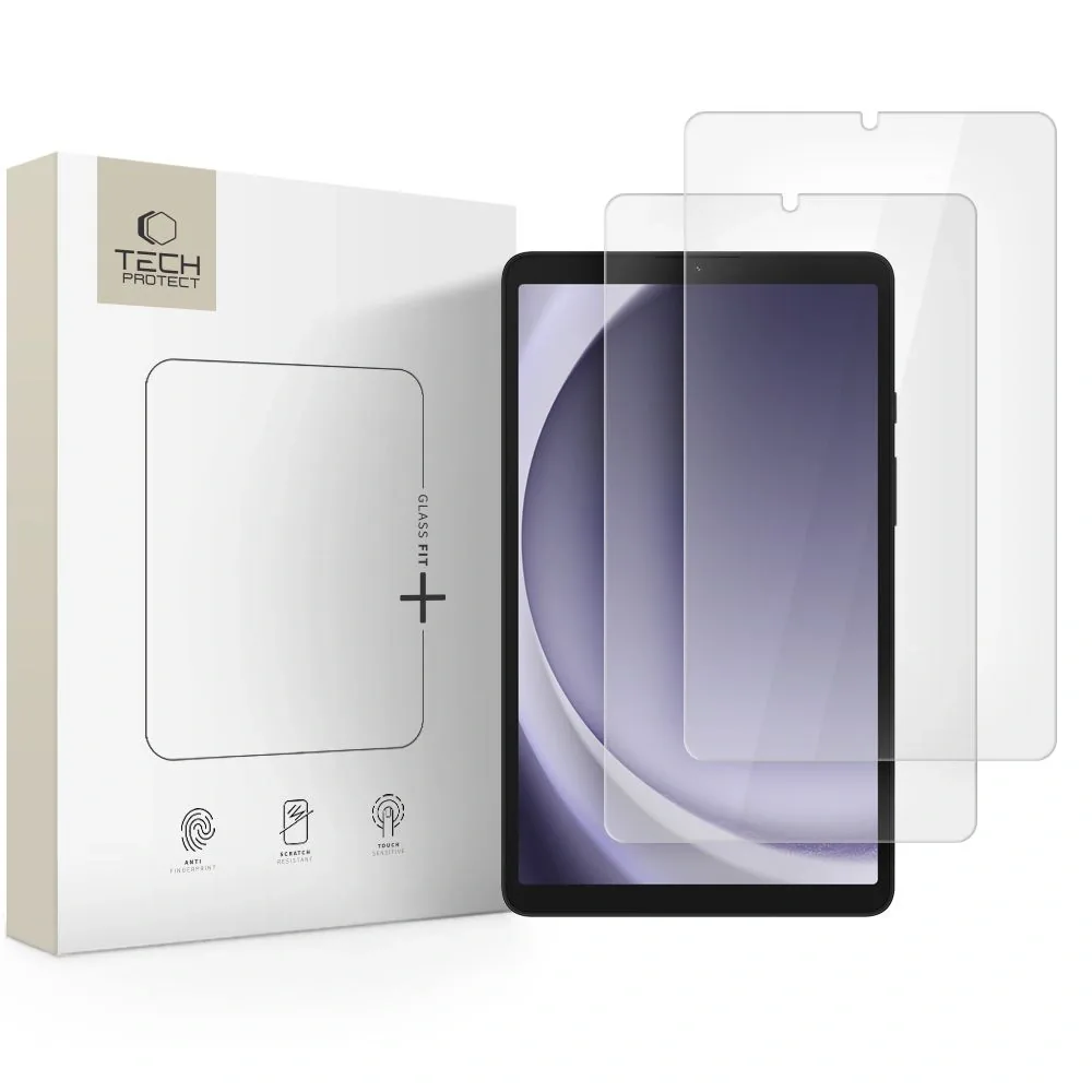 Kryt Tech-Protect Glass Fit+ Samsung Galaxy Tab A9 / A11 8.7 X110 / X115 / X133 / X135 Clear [2 PACK]