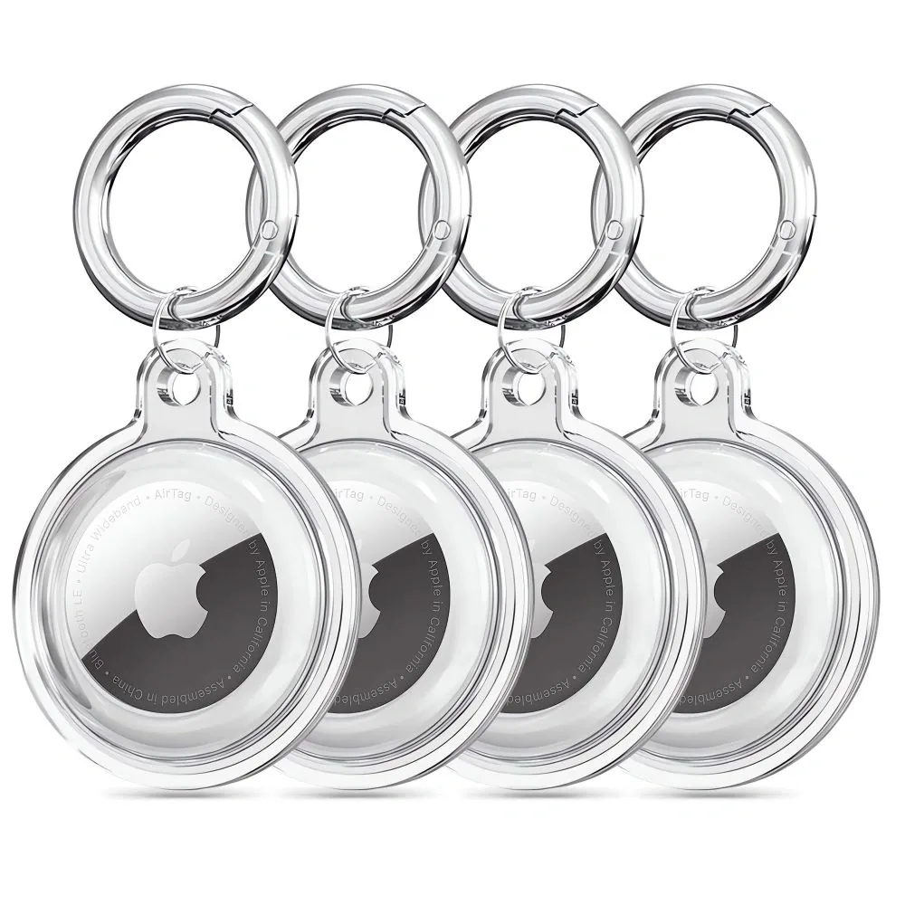 Kryt Tech-Protect Icon Apple AirTag Clear [4 PACK]