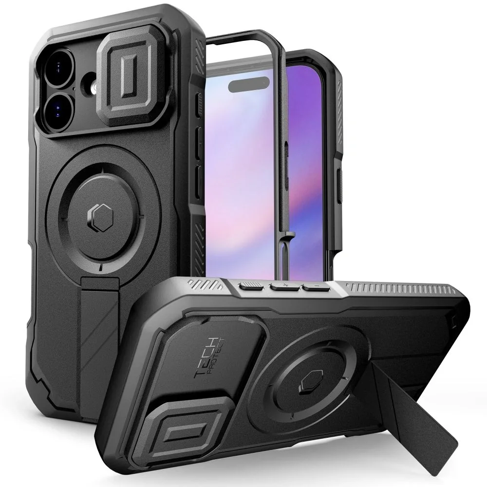 Kryt Tech-Protect Kevlar MagSafe Apple iPhone 17 Black