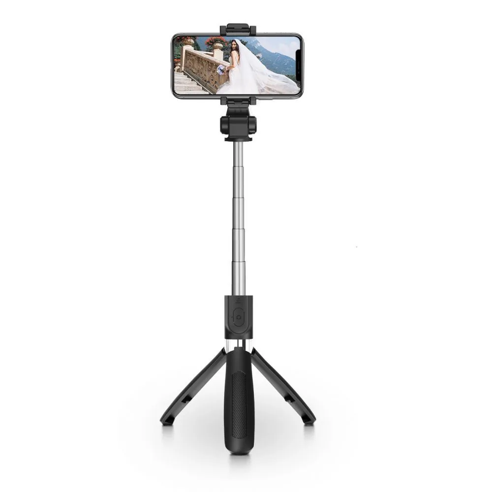 Selfie tyč Tech-Protect L01s Wireless Tripod Black