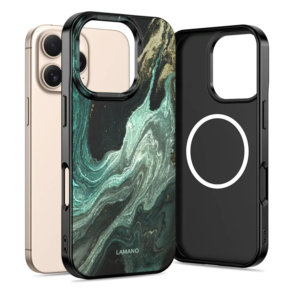 Kryt Tech-Protect Lamano MagSafe Apple iPhone 16 Pro Verde Aura