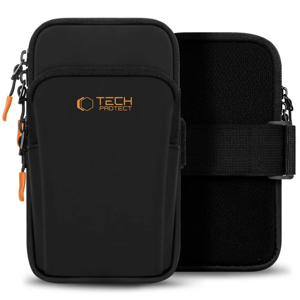 Kryt Tech-Protect M7 Universal Sport Armband Black/orange