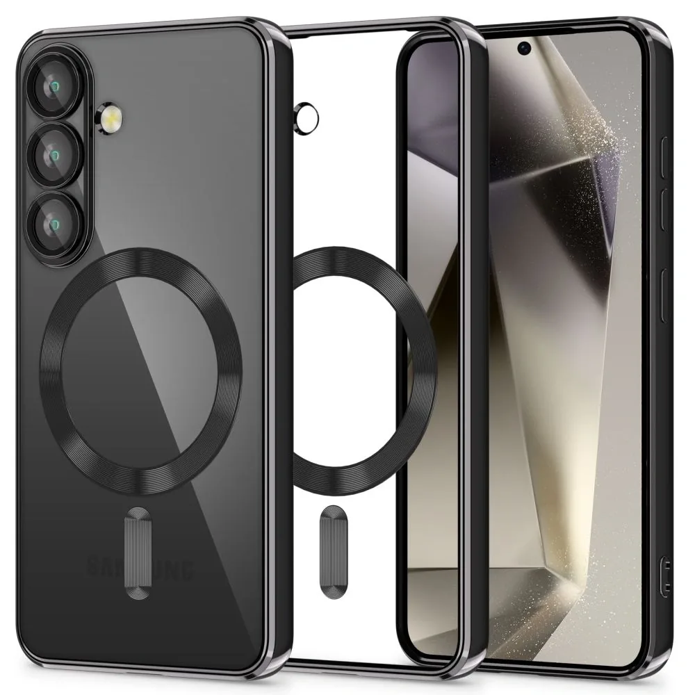 Kryt Tech-Protect Magflex MagSafe Samsung Galaxy S25 Shiny Black