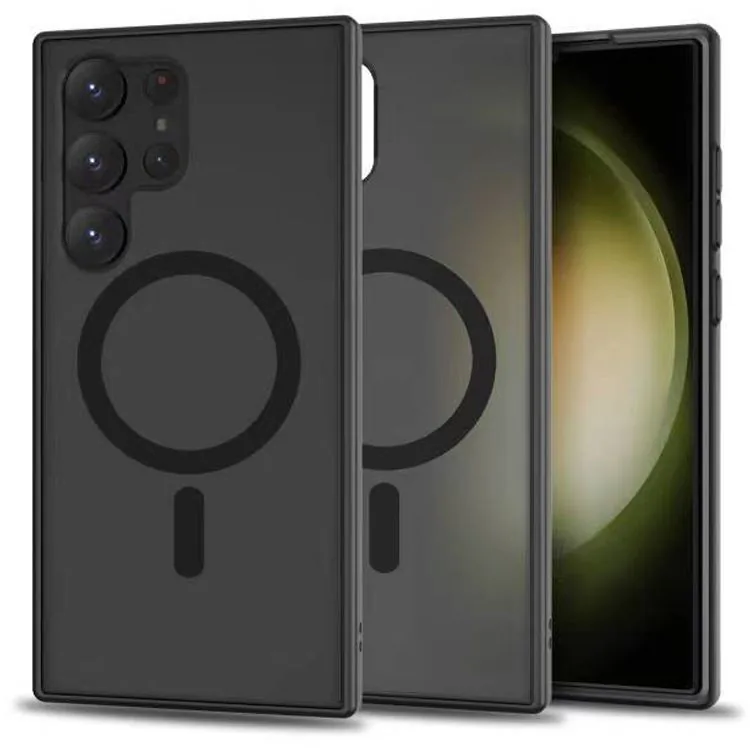 Kryt Tech-Protect Magmat MagSafe case Samsung Galaxy S23 Ultra Matte Black