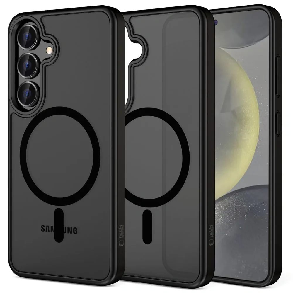 Kryt Tech-Protect Magmat MagSafe Samsung Galaxy S25+ Plus Matte Black