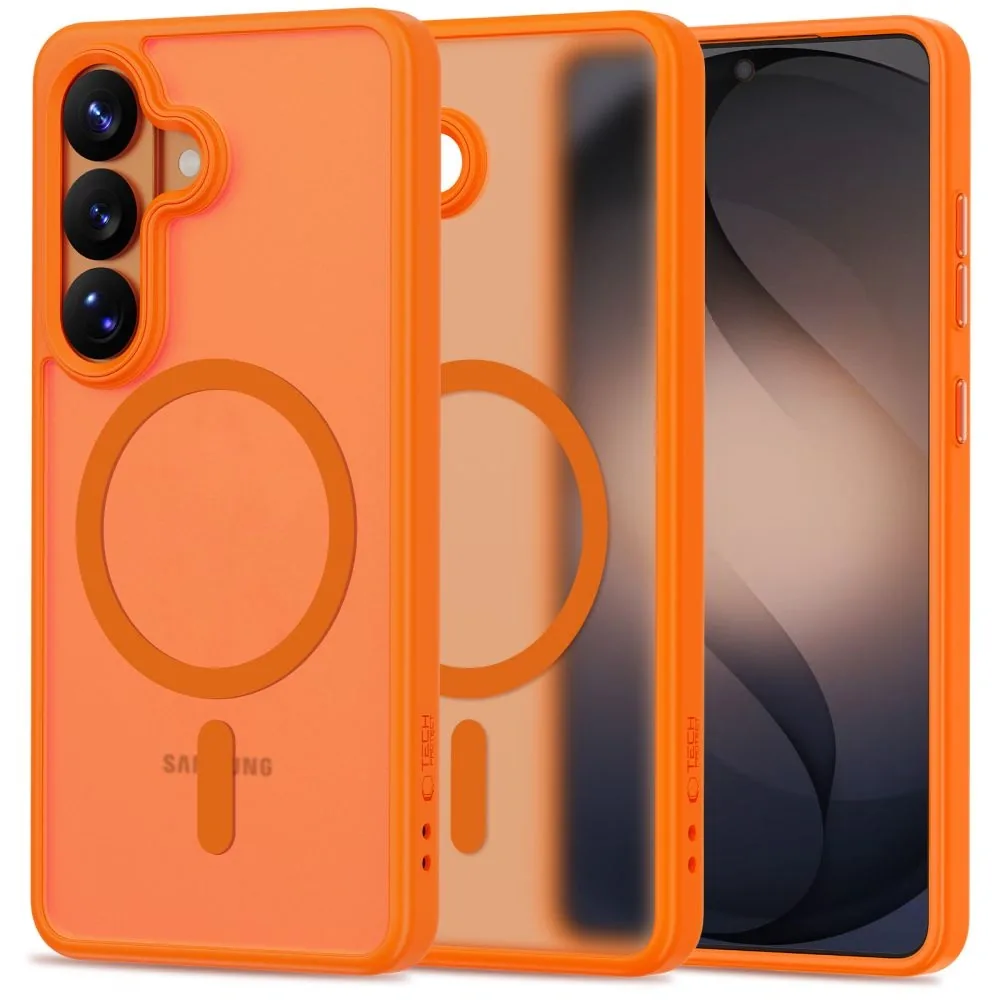 Kryt Tech-Protect Magmat MagSafe Samsung Galaxy S26 Matte Orange