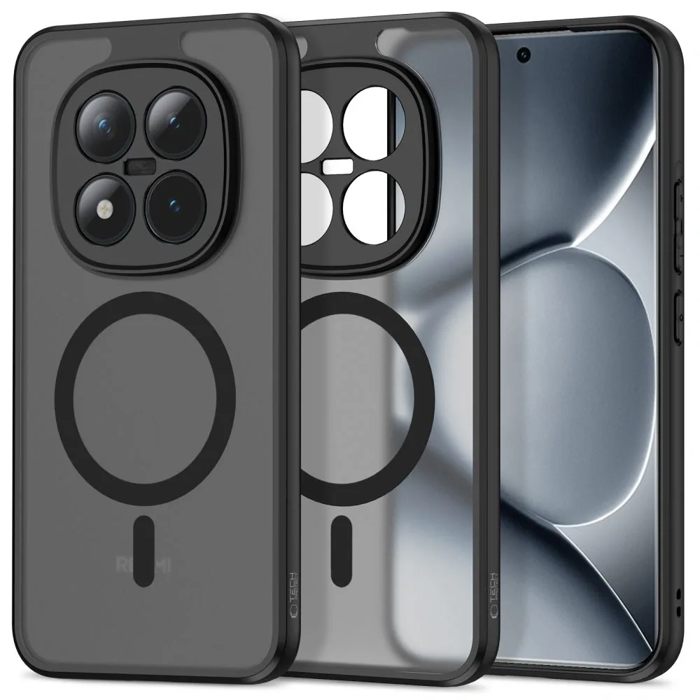 Kryt Tech-Protect Magmat MagSafe Xiaomi Poco M8 Pro / Redmi Note 15 Pro+ Plus 5G Matte Black
