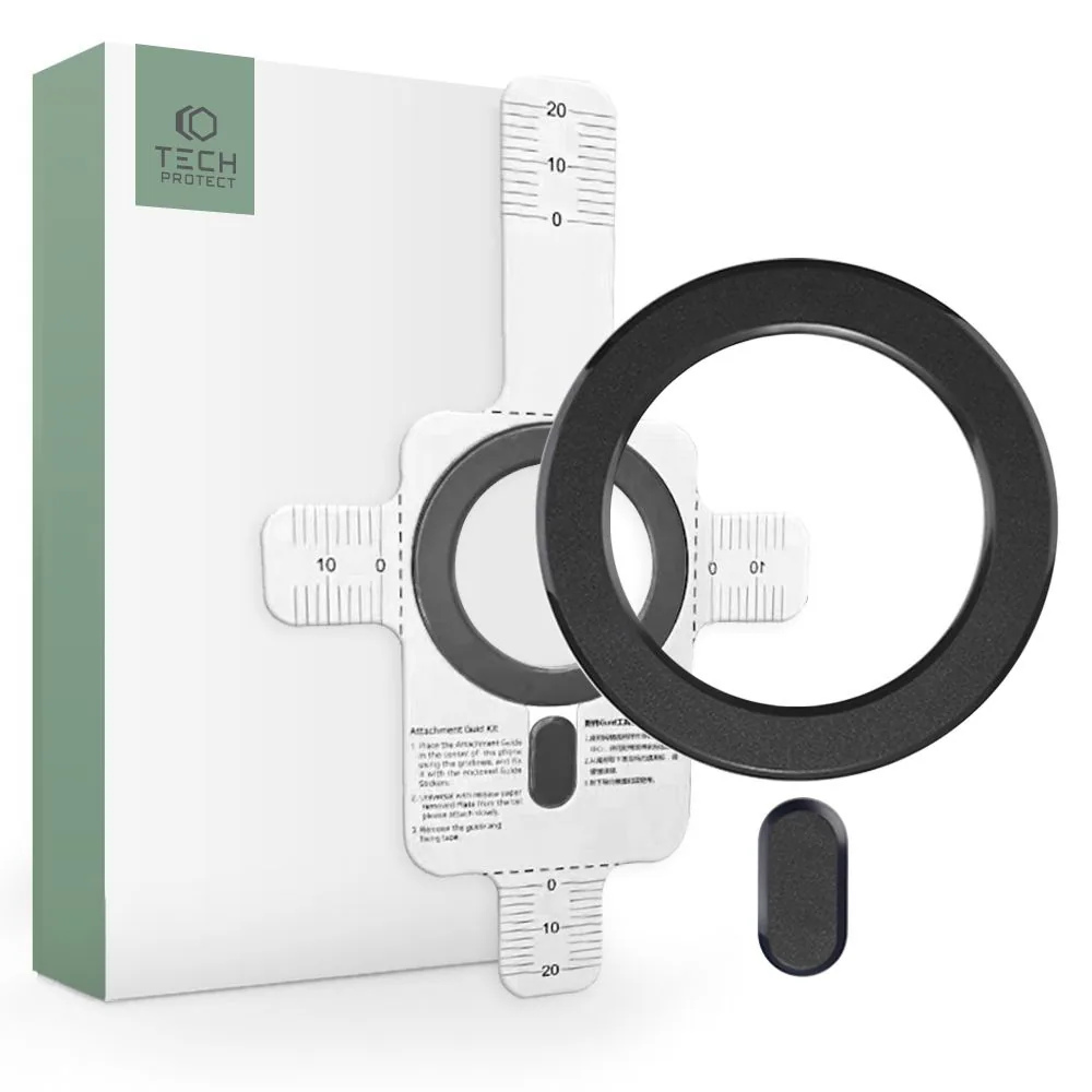 Kryt Tech-Protect Magmat Universal Magnetic Ring MagSafe  Black