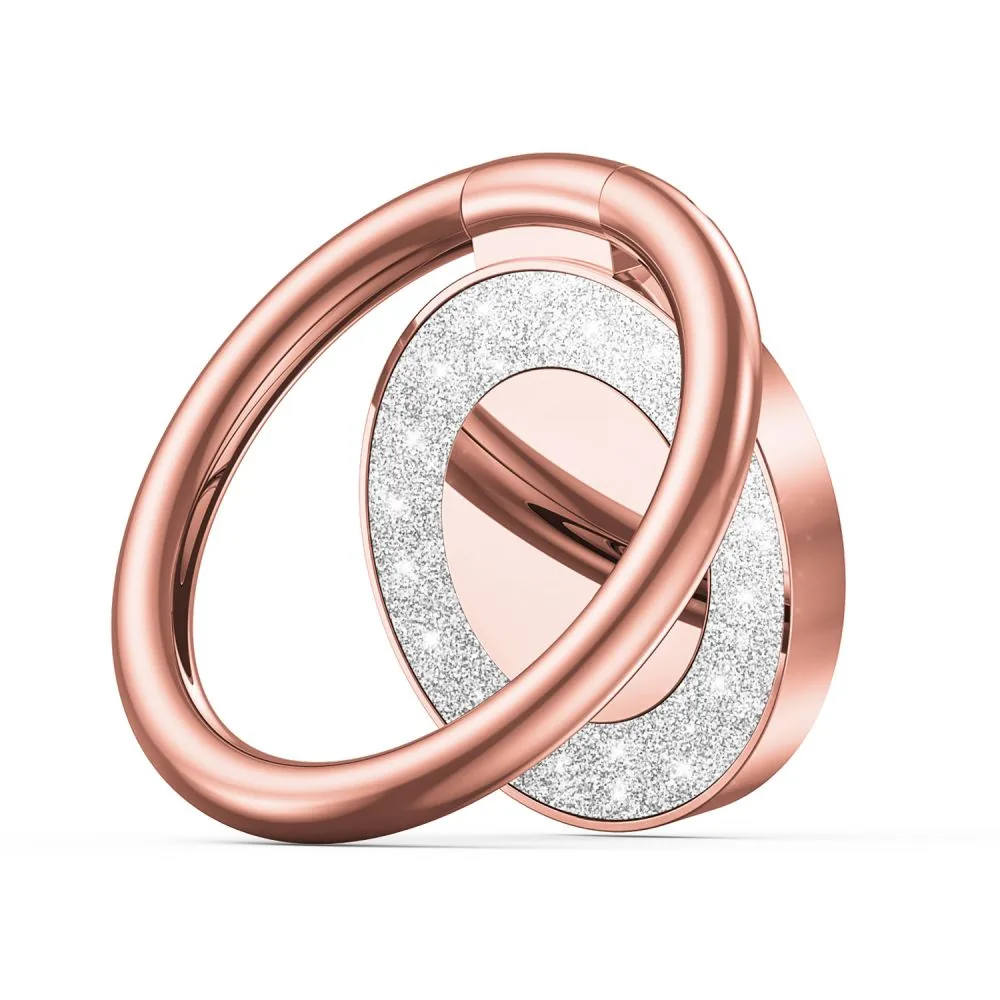 Selfie držák Tech-Protect Magnetic Phone Ring Glitter Rose