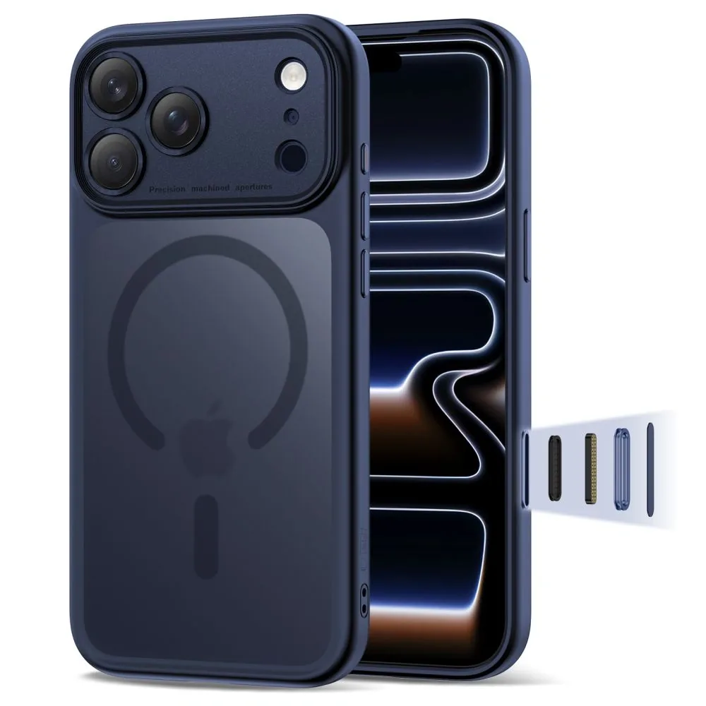 Kryt Tech-Protect Magpeak MagSafe CC Apple iPhone 17 Pro Max Matte Deep Blue
