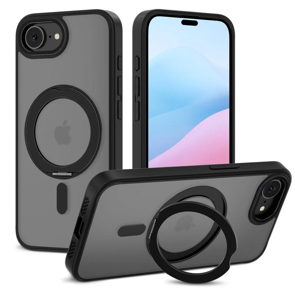 Kryt Tech-Protect Magring MagSafe Apple iPhone 17e / 16e Matte Black