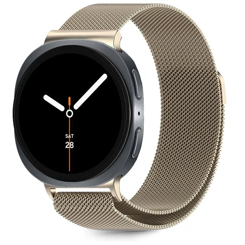 Kryt Tech-Protect Milaneseband Samsung Galaxy Watch 8 / Classic 40/44/46mm Starlight