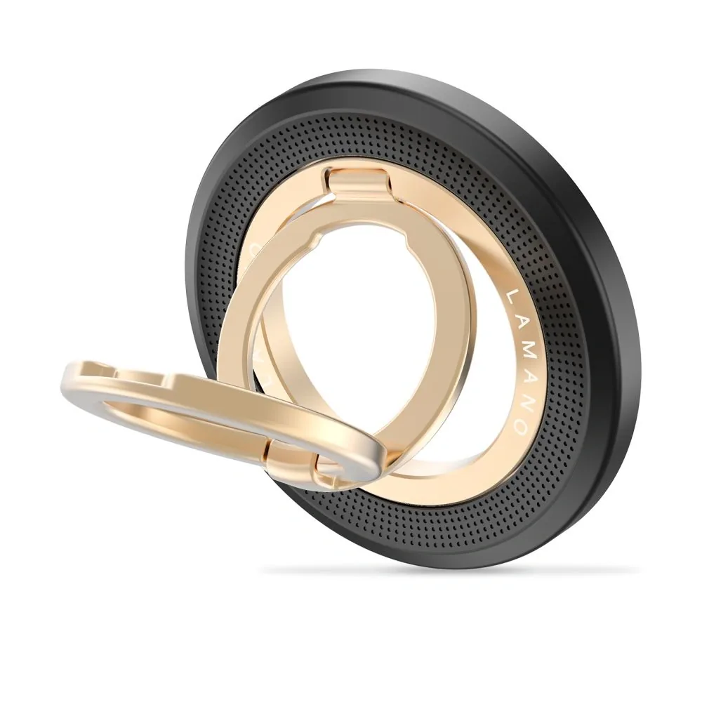 Kryt Tech-Protect MMR700 Lamano Magnetic MagSafe Phone Ring Black/gold