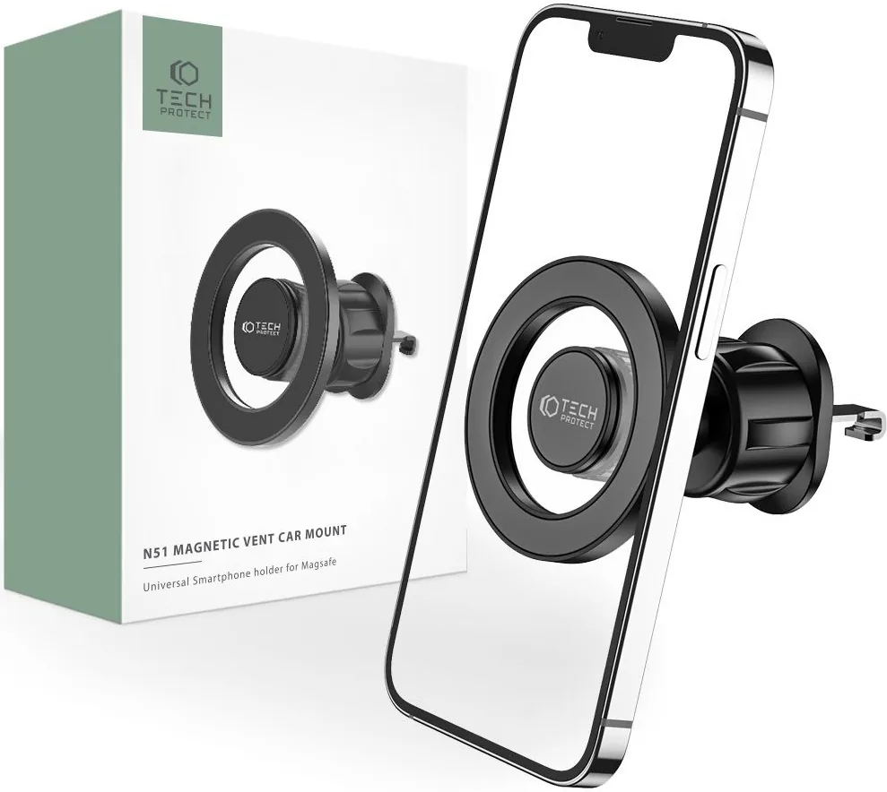 Držák do auta Tech-Protect N51 Magnetic MagSafe Vent, Black