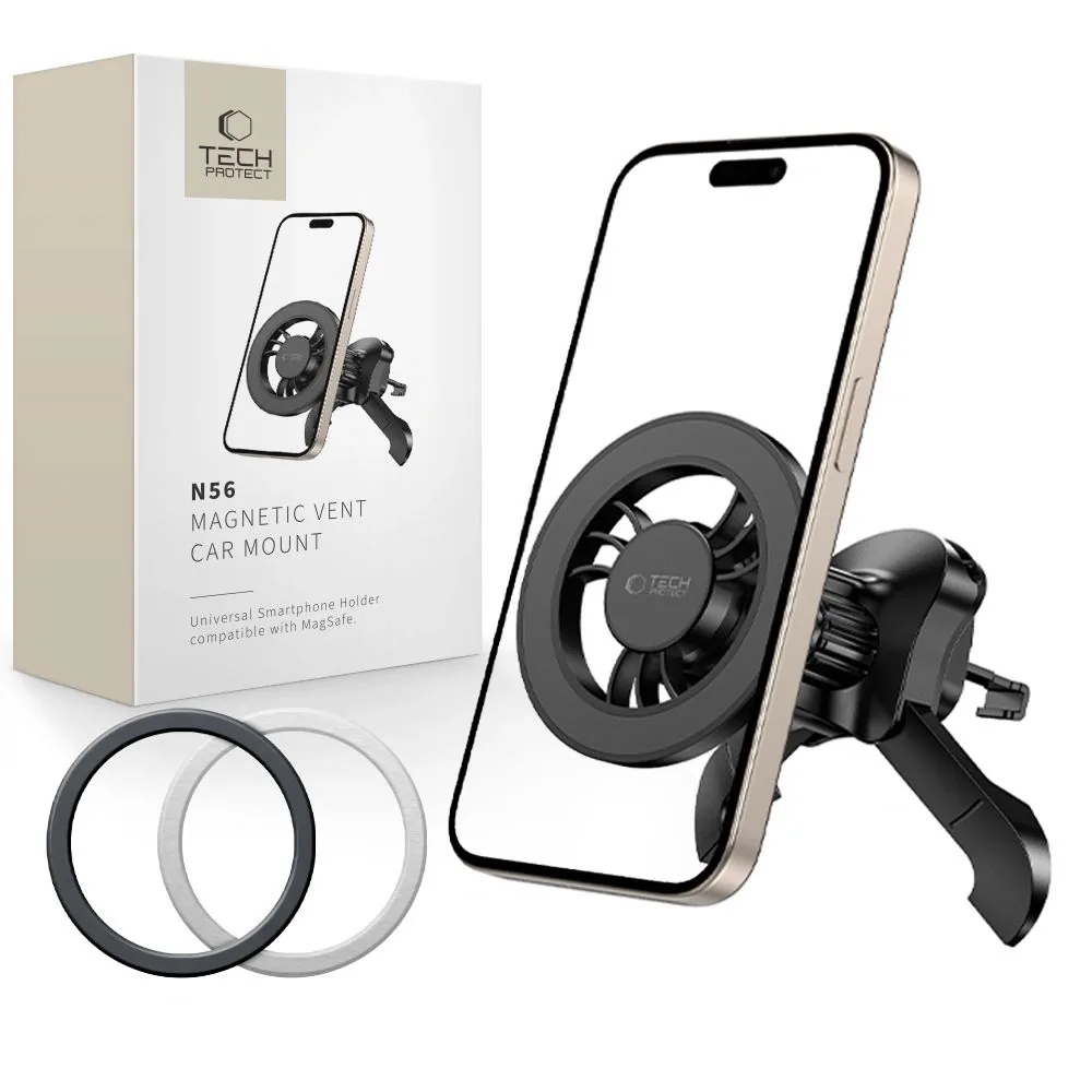Držák do auta Tech-Protect N56 Magnetic MagSafe Stable Vent Car, Black
