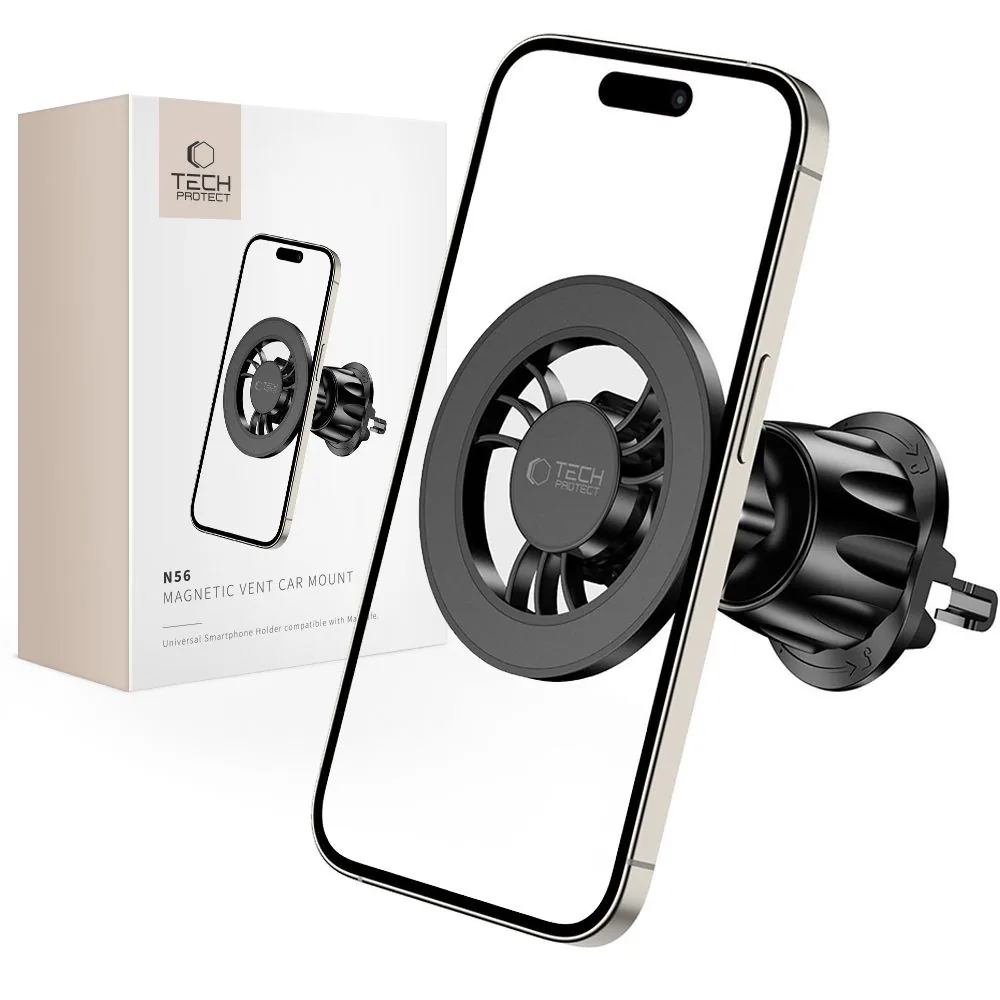 Držák do auta Tech-Protect N56 Magnetic Magsafe Vent, Black