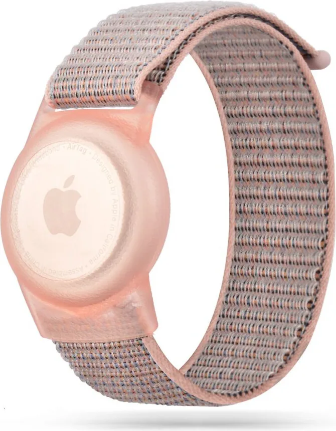 Kryt Tech-Protect Nylon For Kids Apple AirTag Pink