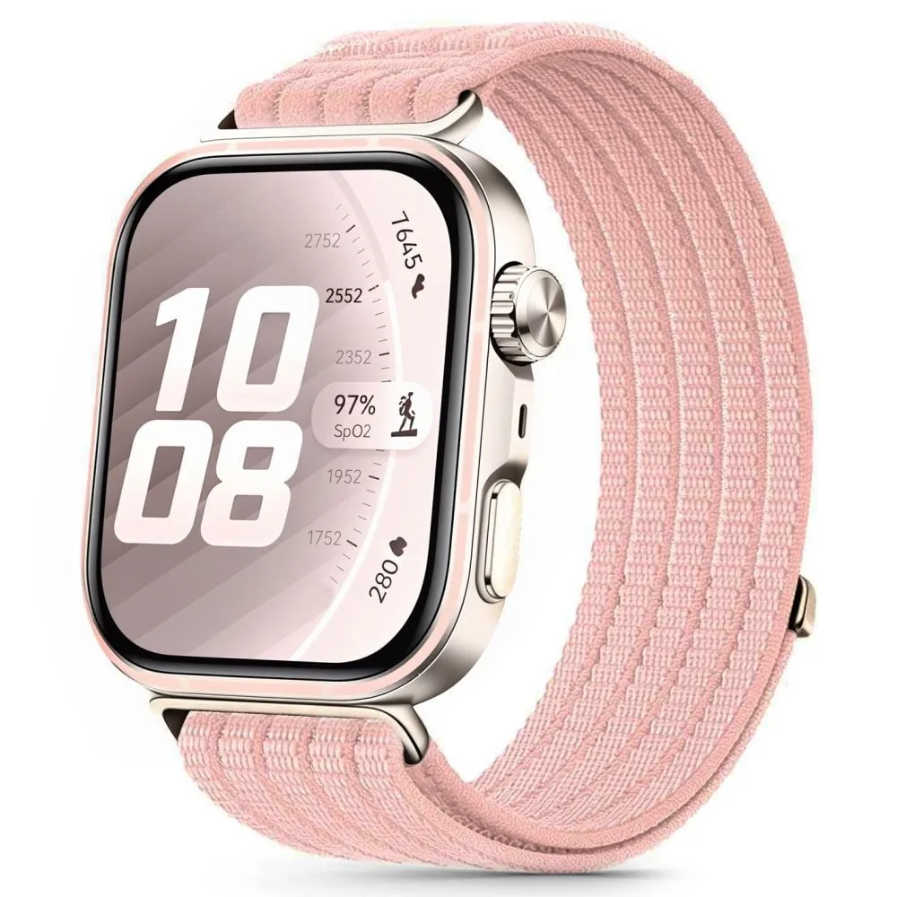 Kryt Tech-Protect Nylon Huawei Watch Fit 3 / 4 / 4 Pro / 5 / 5 Pro Light Pink