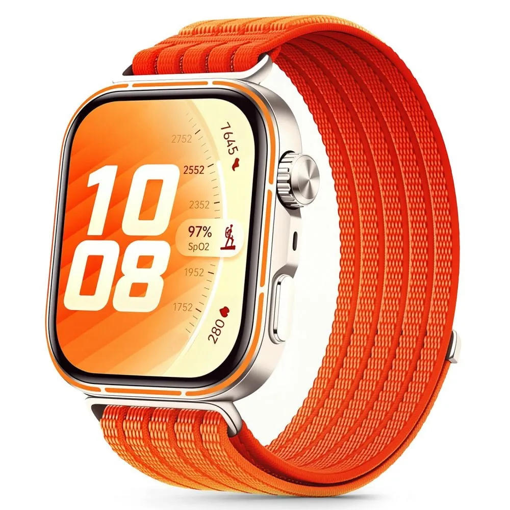 Kryt Tech-Protect Nylon Huawei Watch Fit 3 / 4 / 4 Pro / 5 / 5 Pro Orange