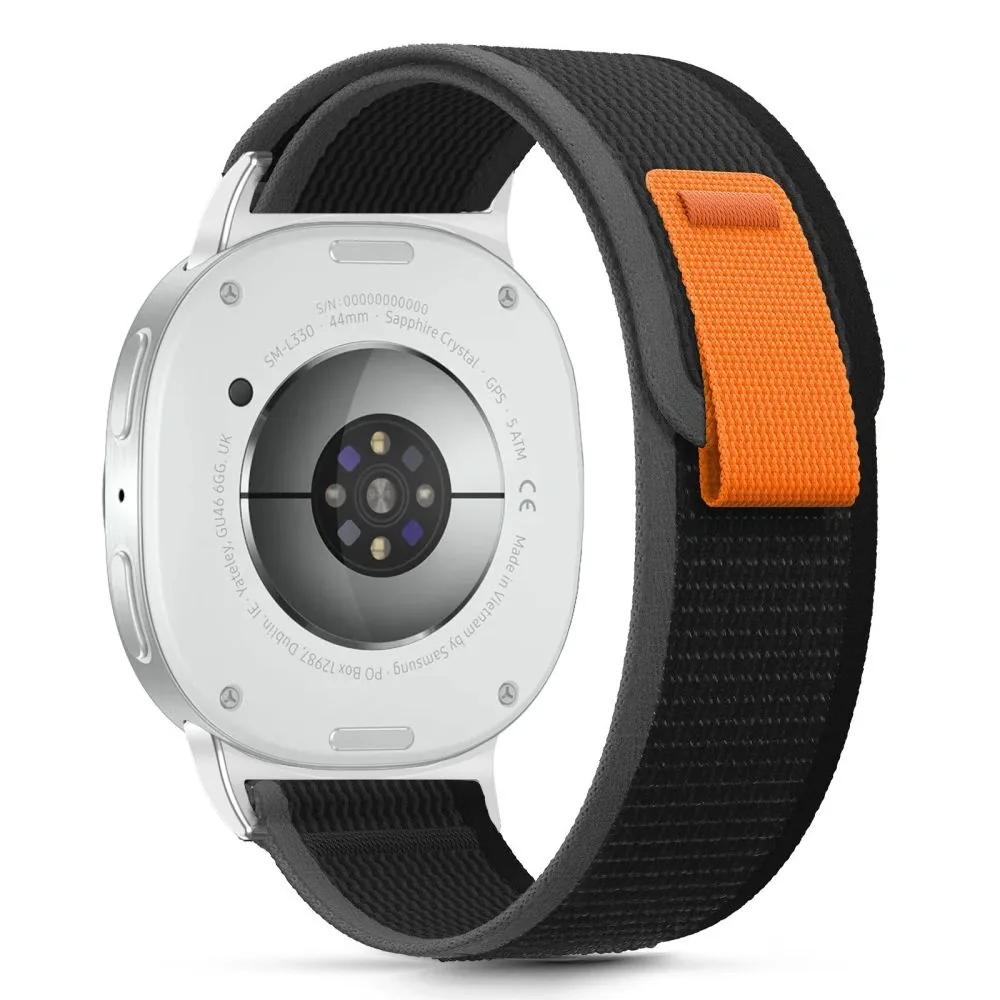 Kryt Tech-Protect Nylon Stripe Samsung Galaxy Watch 8 / Classic 40/44/46mm Black/orange