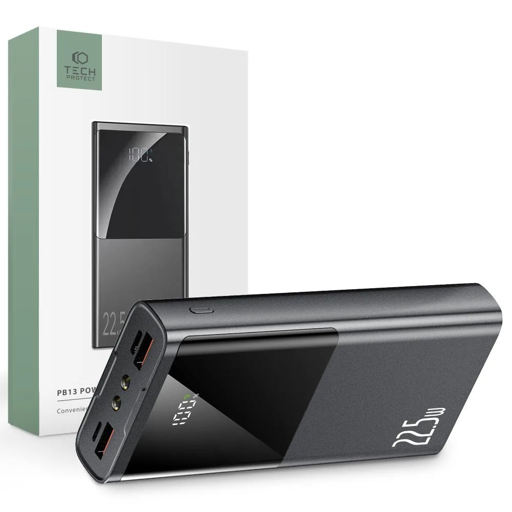 Tech-Protect Powerbank PB13 22.5W 20000mah Grey