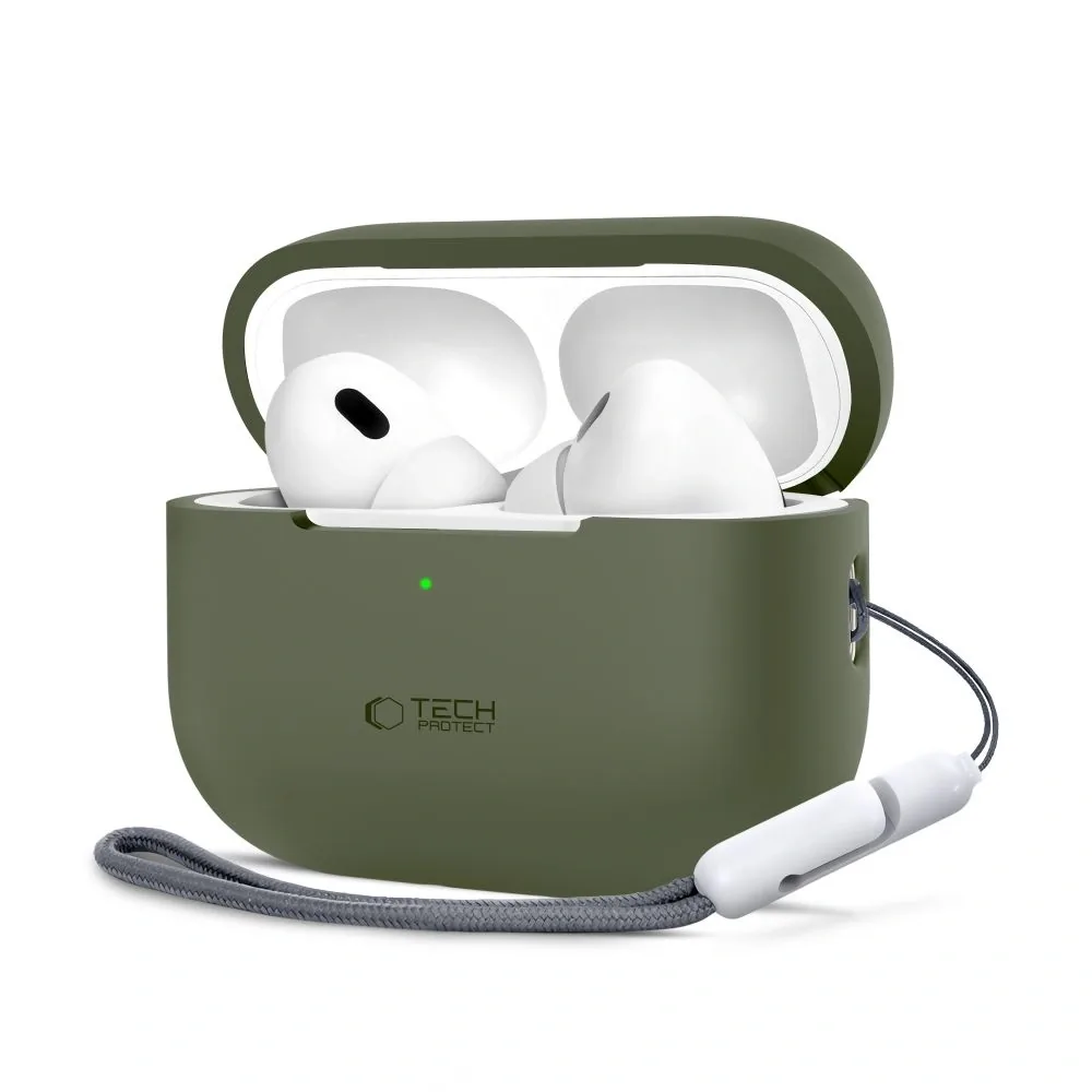 Kryt Tech-Protect Silicone Apple Airpods Pro 1 / 2 Olive Green
