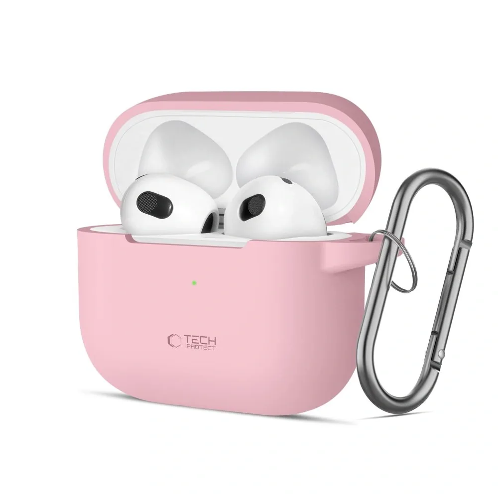 Kryt Tech-Protect Silicone Hook Apple Airpods 3 Dusty Pink