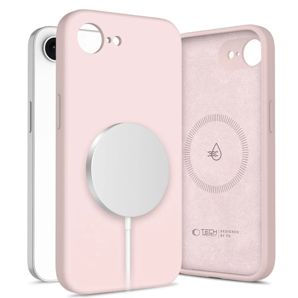 Kryt Tech-Protect Silicone MagSafe Apple iPhone 16e / 17e Pink Pearl