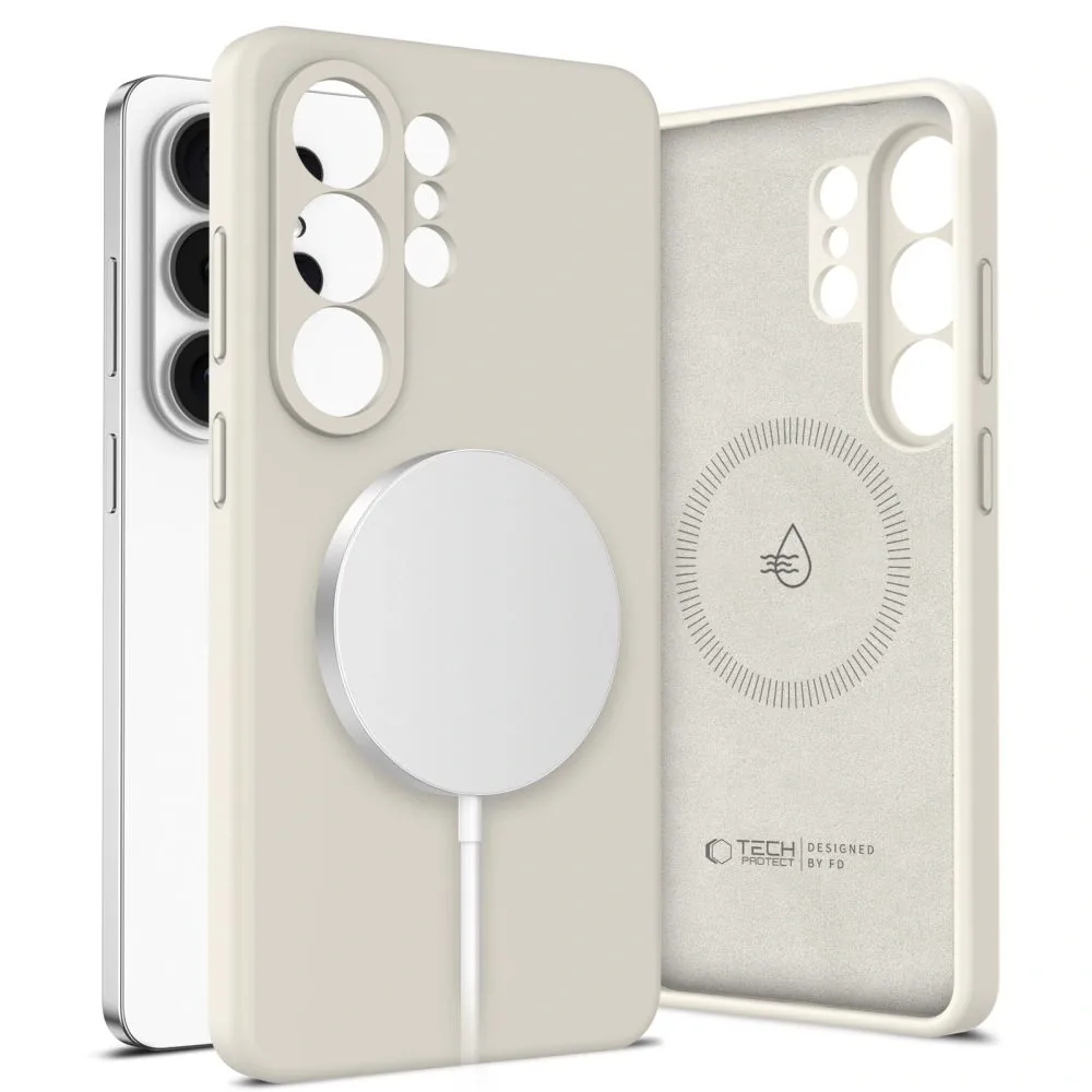 Kryt Tech-Protect Silicone MagSafe Samsung Galaxy S26 Ultra Cosmic Latte