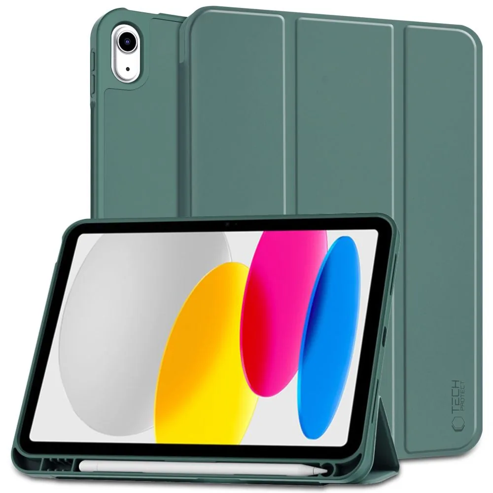 Kryt Tech-protect SmartCase Pen Apple iPad 10.9" 2022 / 11" 2025 Green