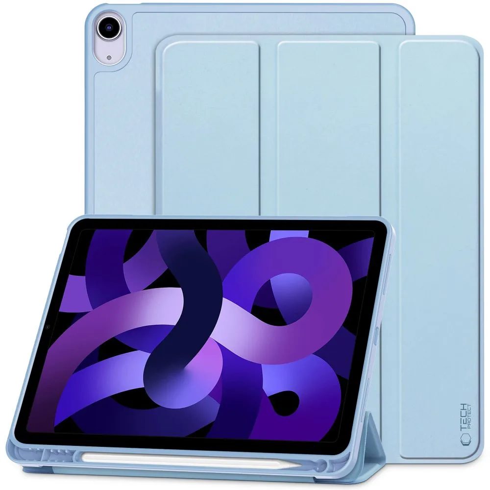 Kryt Tech-Protect SmartCase Pen Apple iPad Air 10.9 2020/2022 (4 i 5 gen) / iPad Air 11 2024 (6 gen) Sky Blue