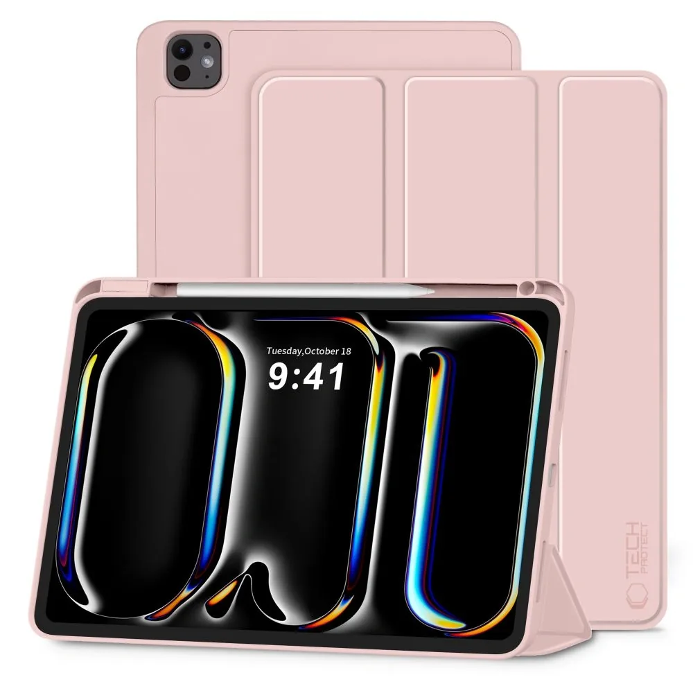 Kryt Tech-Protect Smartcase Pen Apple iPad Pro 11” 2024/2025 Pink