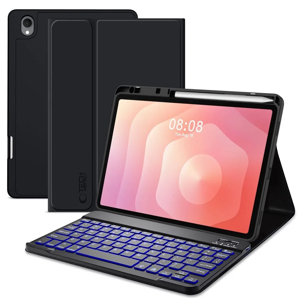 Kryt Tech-Protect Smartcase Pen + Keyboard Samsung Galaxy Tab S11 11.0 X730 / X736b Black