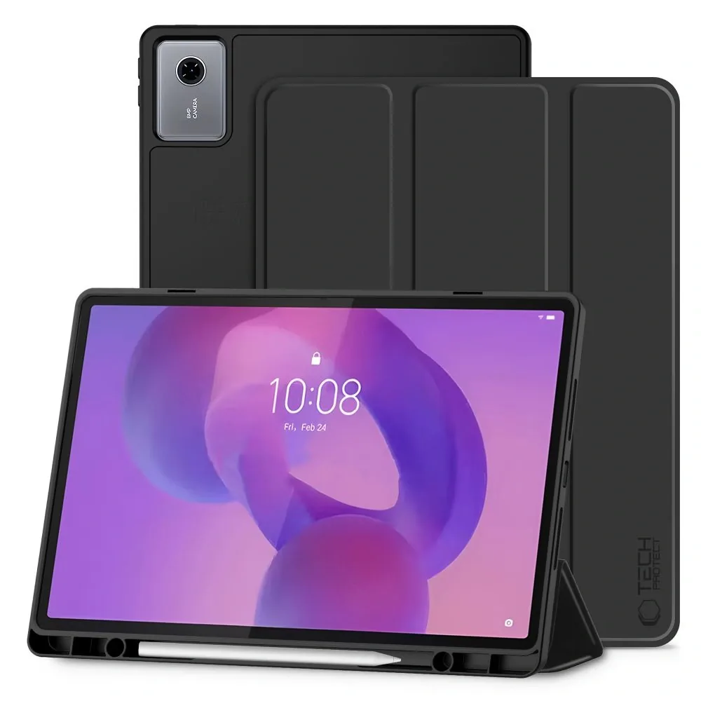 Kryt Tech-Protect SmartCase Pen Lenovo Idea Tab Plus 12.1 TB-361 Black