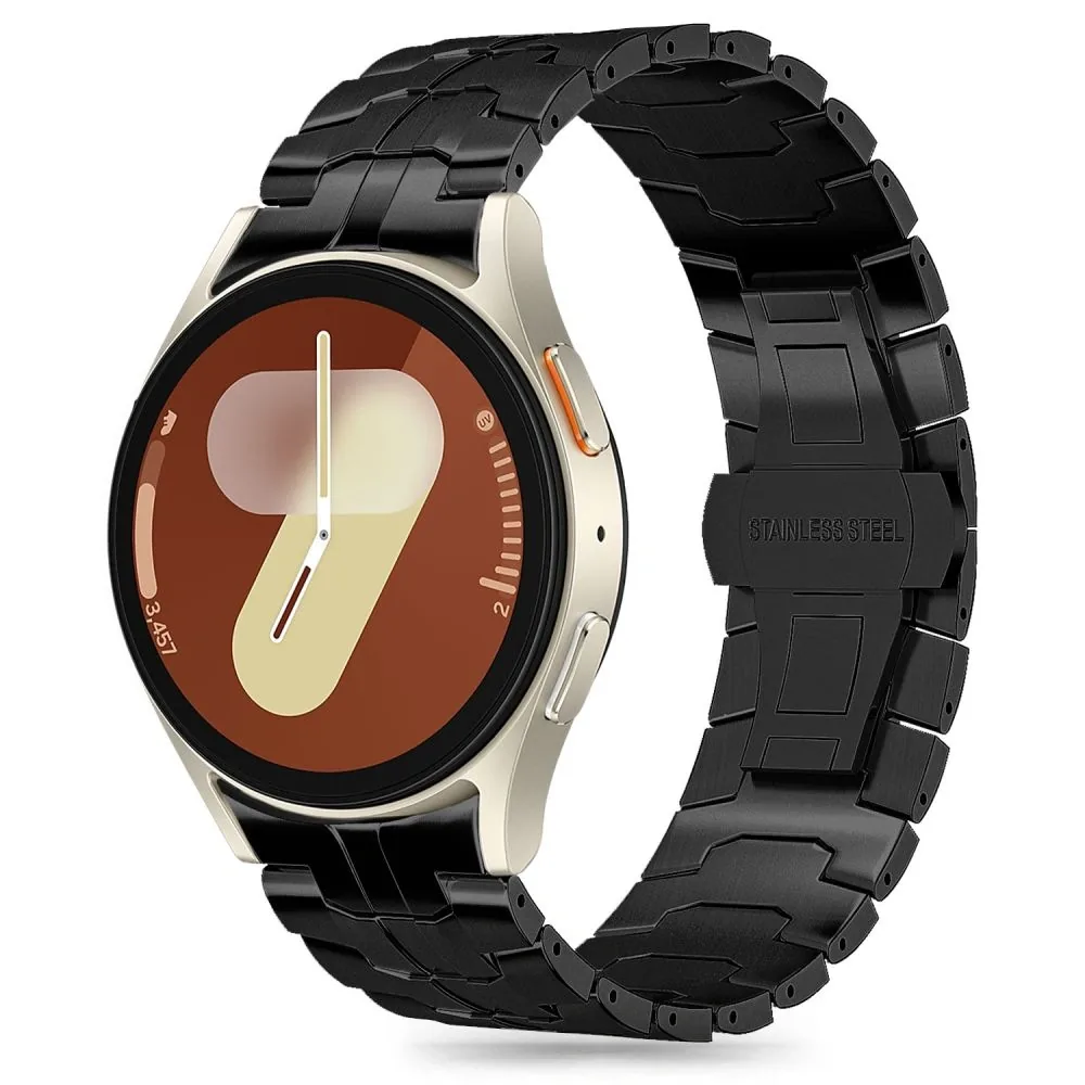 Kryt Tech-Protect Stainless Line Samsung Galaxy Watch 4/5/5 Pro/6/7/FE Black