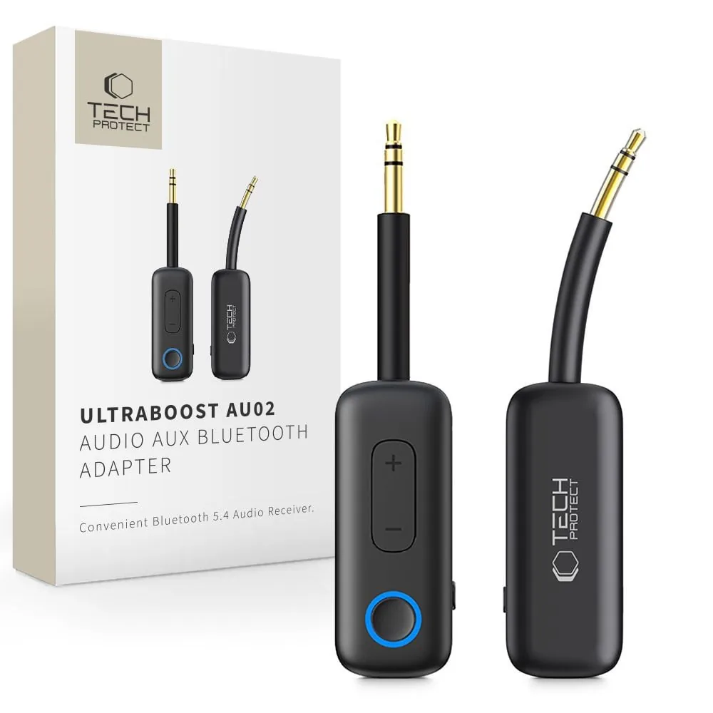 Kryt Tech-Protect Ultraboost AU02 Audio Adapter AUX Bluetooth 5.4 Black