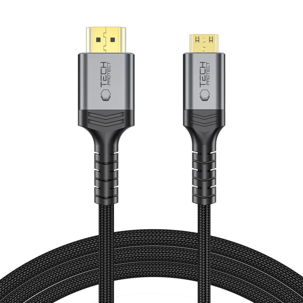 Tech-Protect Ultraboost Cable Mini HDMI 2.1 8k 60Hz 200cm Black