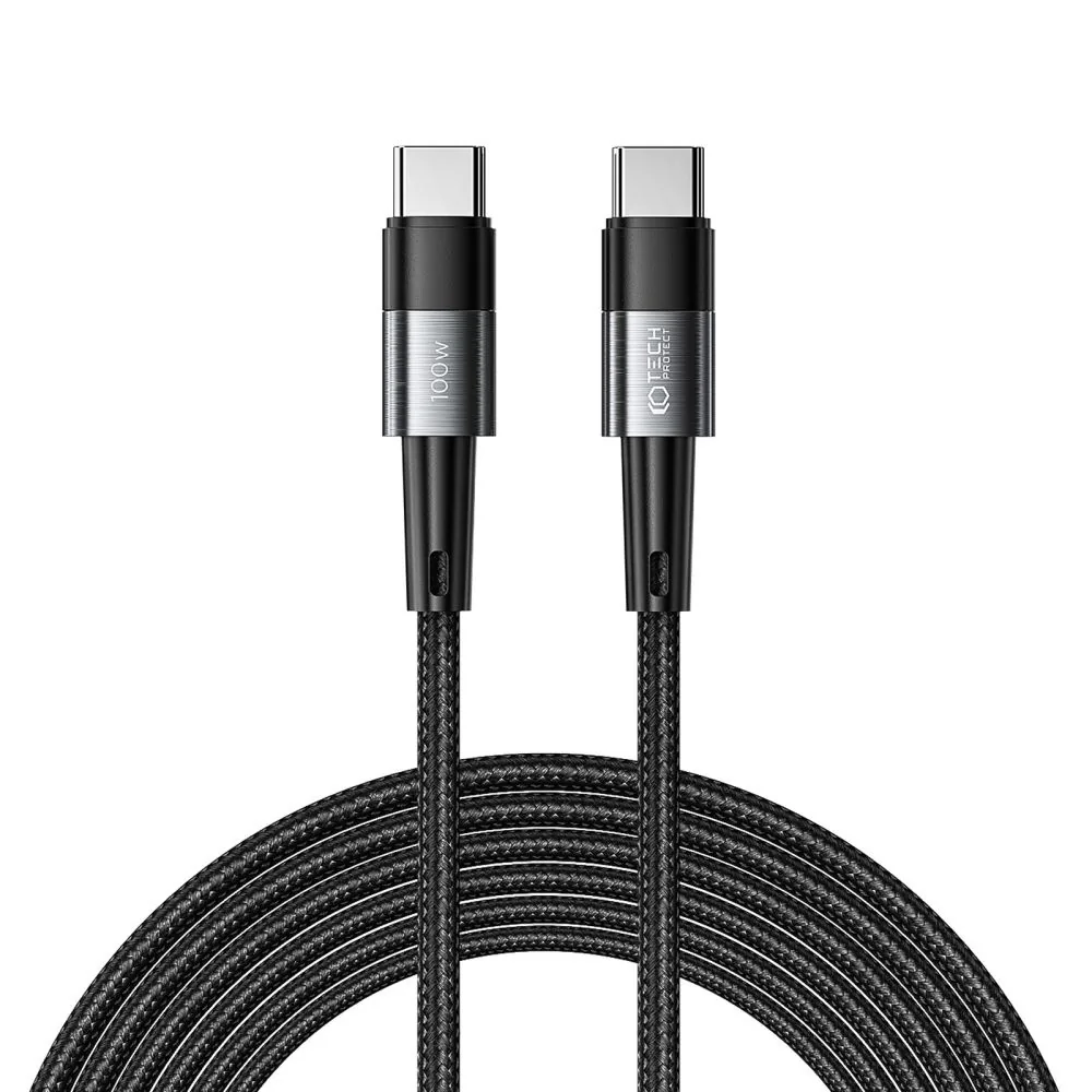 Tech-Protect Ultraboost cable USB-C, PD, 100W, 5A, 300cm Grey
