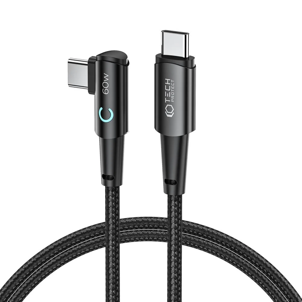 Tech-Protect Ultraboost L USB-C/USB-C Cable 60W 6A 100cm Grey