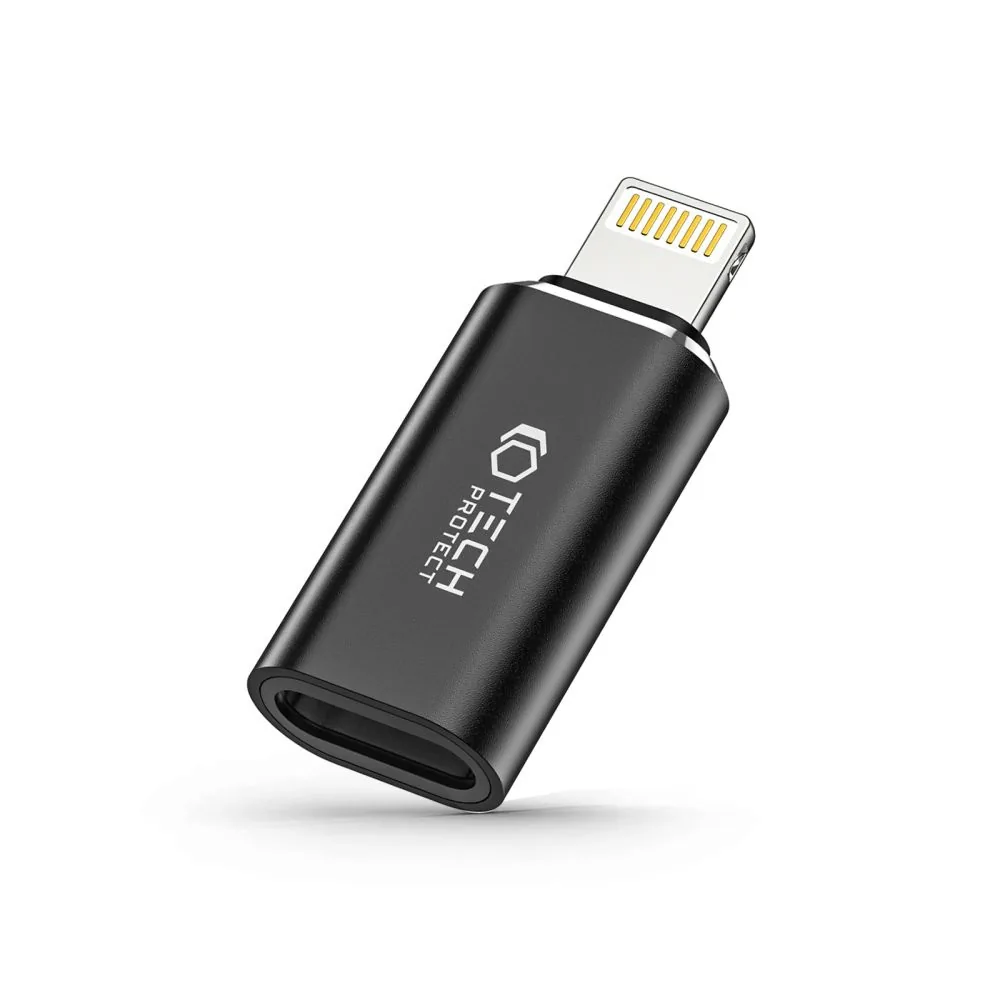 Kryt Tech-Protect Ultraboost Lightning/USB-C Adapter Black