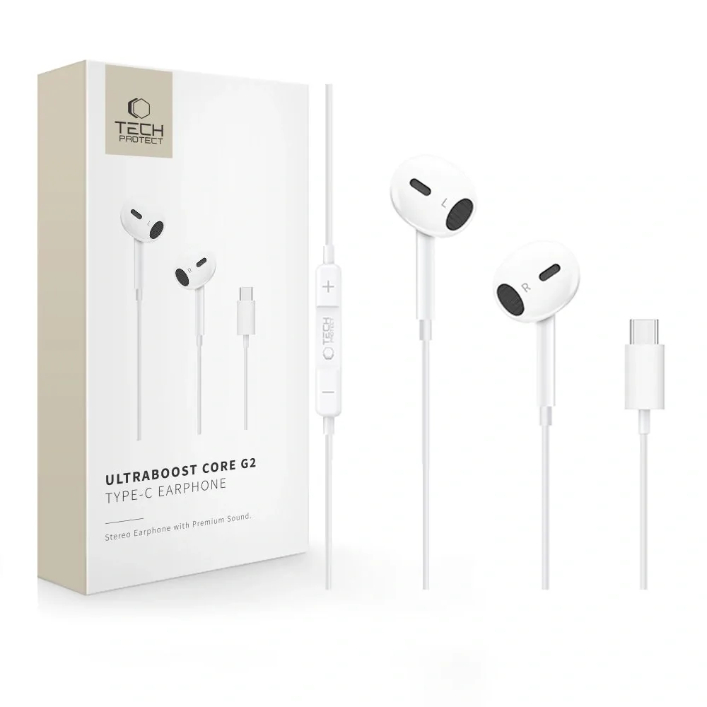 Kryt Tech-Protect Ultraboost USB-C Earphone Core G2 White