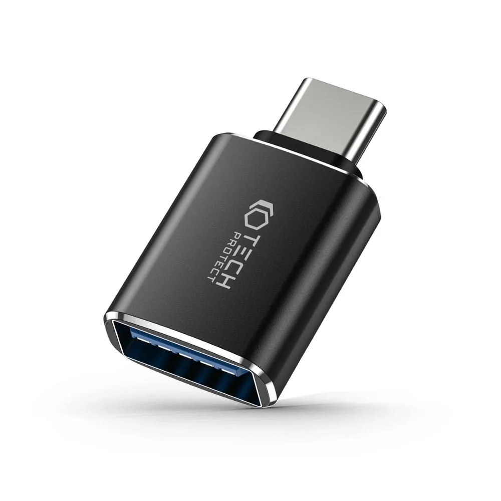 Kryt Tech-Protect Ultraboost USB-C/USB-A OTG Adapter Black