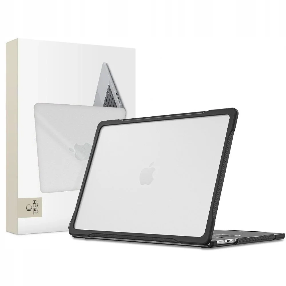 Kryt Tech-Protect Velar Apple MacBook Air 15 M2-M5 2023-2026 Black/matte Clear