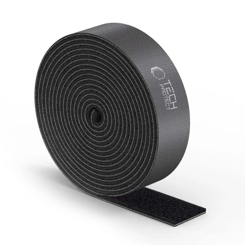 Kryt Tech-Protect Velcro Cable Organizer 300cm Black
