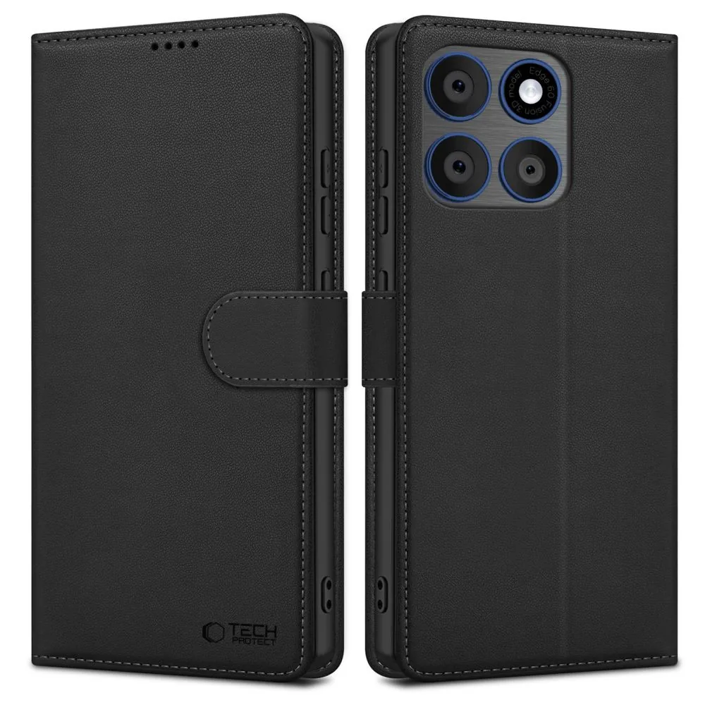 Knížkové pouzdro Tech-Protect Wallet Motorola Edge 70 5G Black