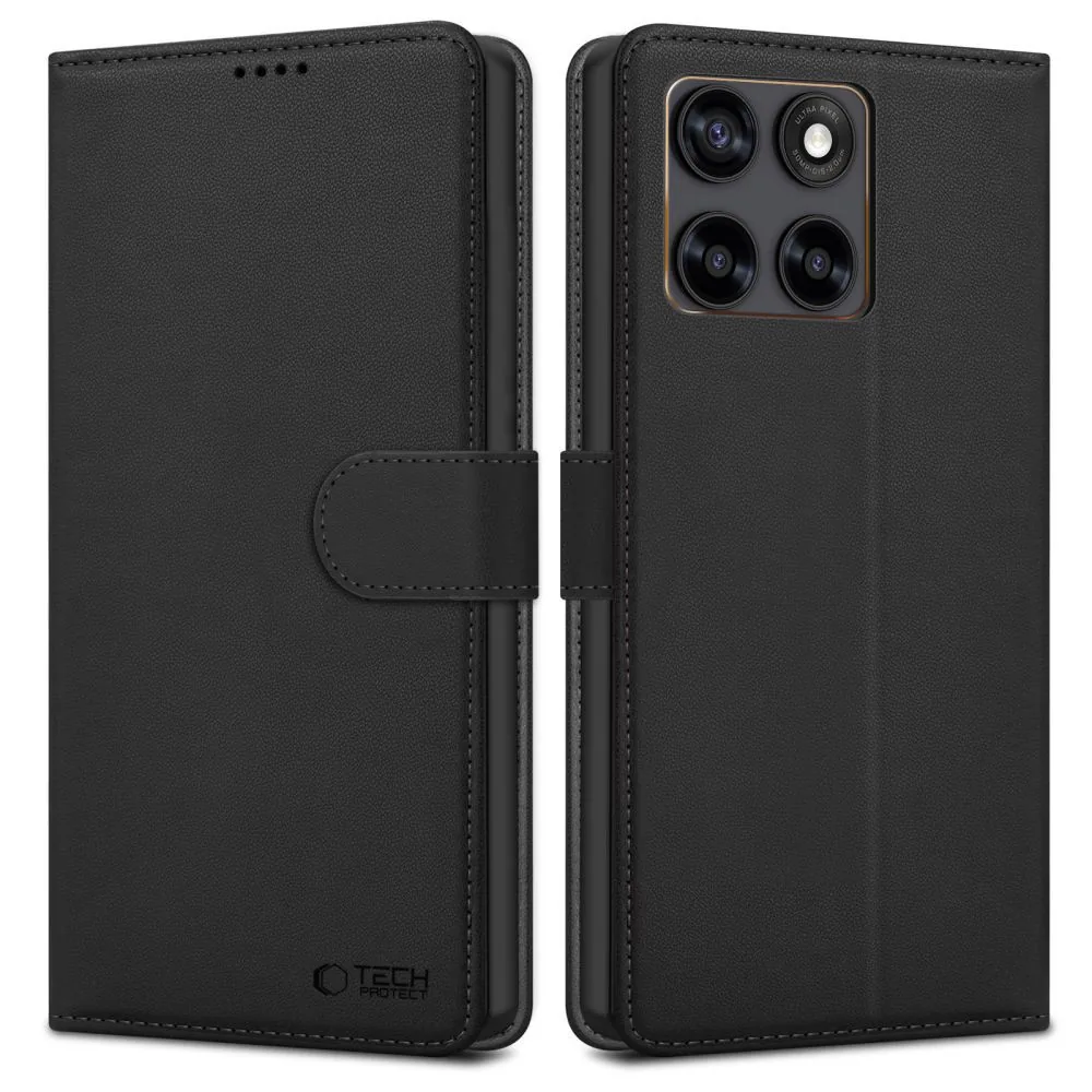 Knížkové pouzdro Tech-Protect Wallet Motorola Edge 70 Fusion / Fusion+ Plus 5G Black