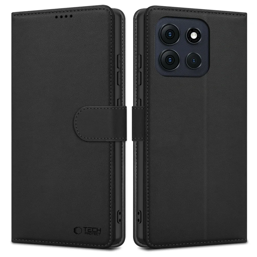 Knížkové pouzdro Tech-Protect Wallet Motorola Moto G56 5G Black