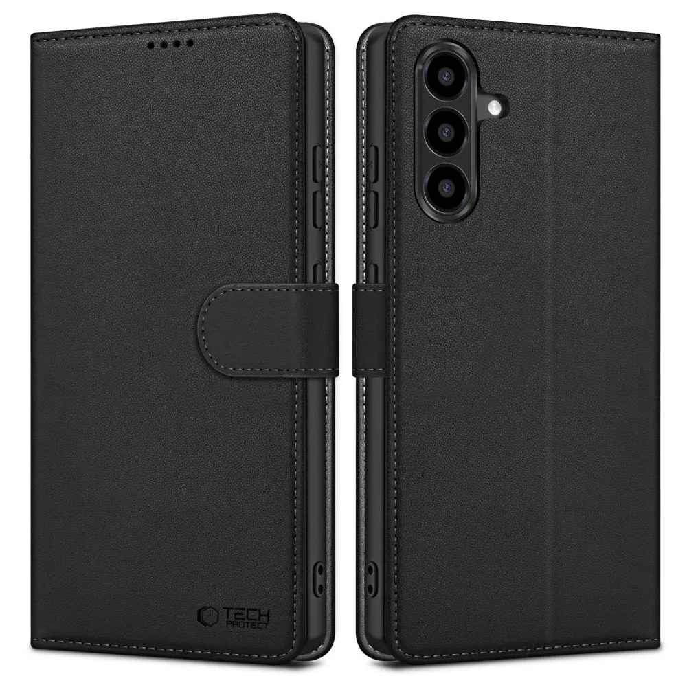 Knížkové pouzdro Tech-Protect Wallet Samsung Galaxy A36 / A56 / A37 5G Black